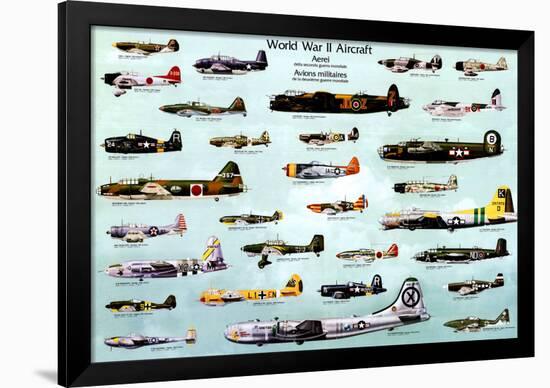 World War II Aircraft-null-Framed Poster