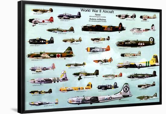 World War II Aircraft-null-Framed Poster