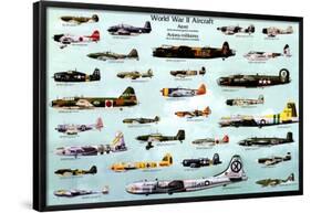 World War II Aircraft-null-Framed Poster