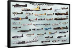 World War II Aircraft-null-Framed Poster