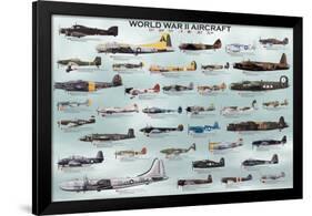 World War II Aircraft-null-Framed Poster