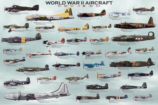 World War II Aircraft-null-Lamina Framed Poster