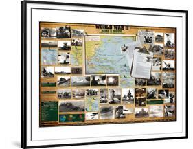 World War II - Asian and Pacific Theaters of Operations-null-Framed Premium Giclee Print