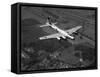 World War II B-17 "Flying Fortress", "Sally B" in Flight After Blow Out, July 1983-null-Framed Stretched Canvas