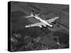 World War II B-17 "Flying Fortress", "Sally B" in Flight After Blow Out, July 1983-null-Stretched Canvas