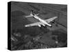 World War II B-17 "Flying Fortress", "Sally B" in Flight After Blow Out, July 1983-null-Stretched Canvas