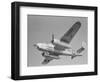 World War II B-25 Aircraft Training in Sky-null-Framed Photographic Print