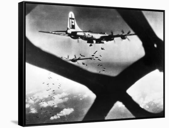 World War II: B-29, 1945-null-Framed Stretched Canvas