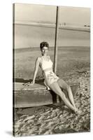 World War II Bathing Beauty-null-Stretched Canvas