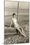 World War II Bathing Beauty-null-Mounted Art Print