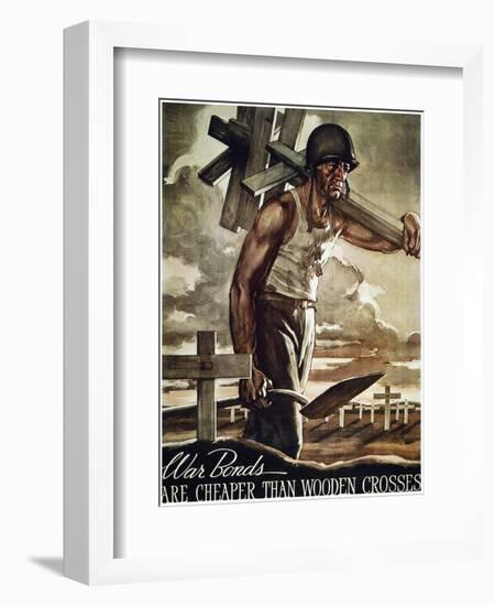 World War Ii: Bond Poster-null-Framed Giclee Print