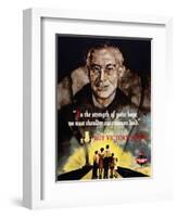 World War Ii: Bond Poster.-null-Framed Giclee Print