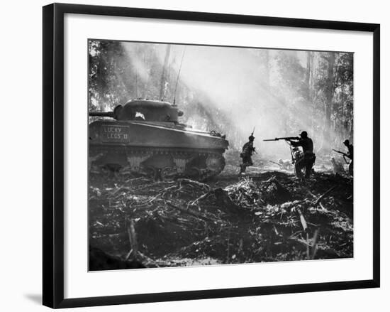 World War II: Bougainville-null-Framed Premium Giclee Print