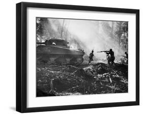 World War II: Bougainville-null-Framed Giclee Print