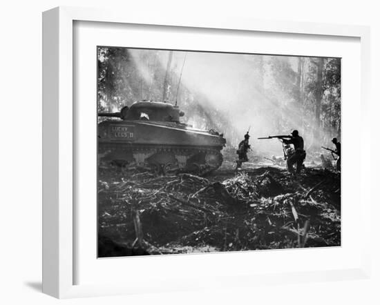 World War II: Bougainville-null-Framed Giclee Print