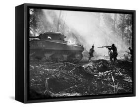 World War II: Bougainville-null-Framed Stretched Canvas