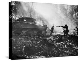 World War II: Bougainville-null-Stretched Canvas