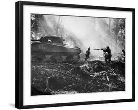 World War II: Bougainville-null-Framed Giclee Print