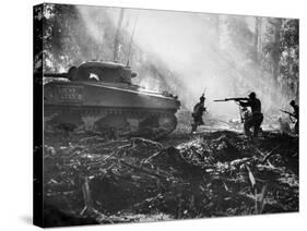 World War II: Bougainville-null-Stretched Canvas