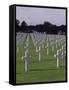 World War II Cemetery, Normandy, France-Bill Bachmann-Framed Stretched Canvas