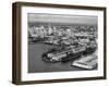 World War Ii-Era Warships Docked at the Port of Miami, C.1948-null-Framed Photographic Print