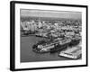 World War Ii-Era Warships Docked at the Port of Miami, C.1948-null-Framed Photographic Print