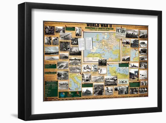 World War II - European and North African Theaters of Operations-null-Framed Art Print