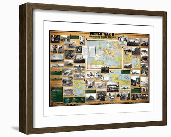 World War II - European and North African Theaters of Operations-null-Framed Art Print