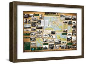 World War II - European and North African Theaters of Operations-null-Framed Art Print