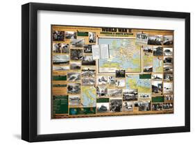 World War II - European and North African Theaters of Operations-null-Framed Art Print