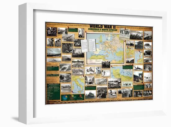 World War II - European and North African Theaters of Operations-null-Framed Art Print