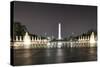 World War Ii Memorial at Night-demerzel21-Stretched Canvas