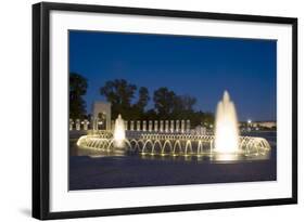 World War II Memorial Nigh), Washington, D.C.-Carol Highsmith-Framed Art Print