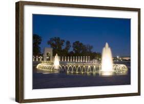 World War II Memorial Nigh), Washington, D.C.-Carol Highsmith-Framed Art Print