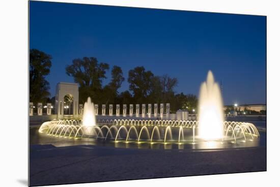 World War II Memorial Nigh), Washington, D.C.-Carol Highsmith-Mounted Art Print