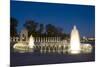 World War II Memorial Nigh), Washington, D.C.-Carol Highsmith-Mounted Art Print