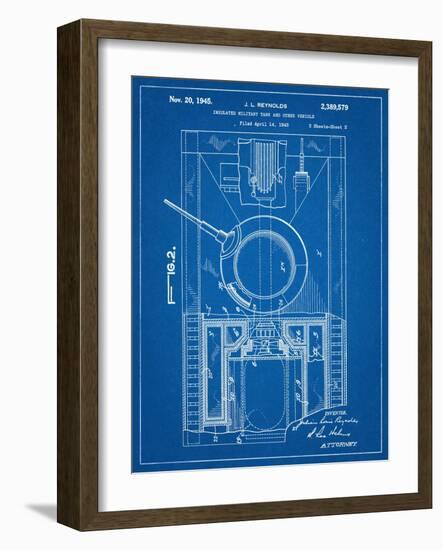 World War II Military Tank Patent-null-Framed Art Print