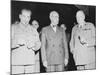 World War II Photo of Joseph Stalin, Harry Truman and Winston Churchill-null-Mounted Photographic Print