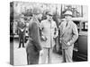 World War II Photo of President Harry Truman Talking to General Eisenhower and Hickey-null-Stretched Canvas