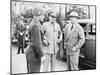 World War II Photo of President Harry Truman Talking to General Eisenhower and Hickey-null-Mounted Photographic Print