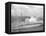 World War II Photo of RMS Queen Mary Arriving in New York Harbor-null-Framed Stretched Canvas