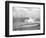 World War II Photo of RMS Queen Mary Arriving in New York Harbor-null-Framed Art Print