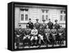 World War II Photo of the Senior American Military Commanders of the European Theater-null-Framed Stretched Canvas