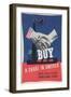 World War Ii Poster, Buy a Share in America-null-Framed Giclee Print