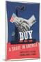 World War II Poster, Buy Bonds-null-Mounted Art Print