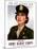 World War II Poster of a Smiling Female Officer of the U.S. Army Medical Corps-Stocktrek Images-Mounted Premium Photographic Print