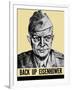 World War II Propaganda Poster Featuring General Dwight Eisenhower-null-Framed Art Print