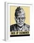 World War II Propaganda Poster Featuring General Dwight Eisenhower-null-Framed Art Print