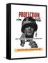 World War II Propaganda Poster of a Soldier Applying Insect Repellent-null-Framed Stretched Canvas