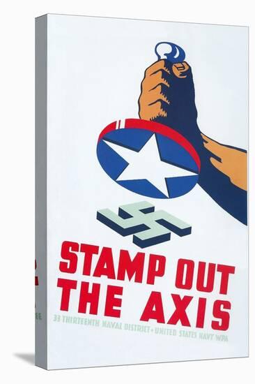 World War II Propaganda Poster-null-Stretched Canvas